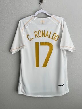 Vintage Portugal 2007 Ronaldo away soccer jersey